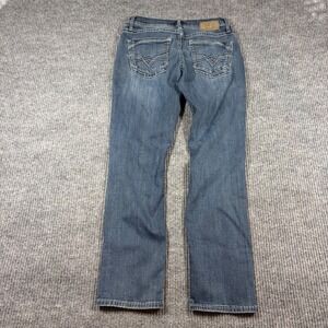 BKE Jeans Men's 29x30 Mason Mens Blue Denim Distressed Straight‎ Leg Casual